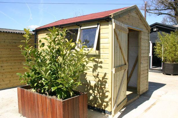 heavy-duty garden shed, timber shed, home workshop, garden office