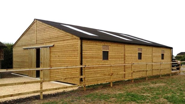 American Barn - sliding doors, timber barn, timber building, large timber building